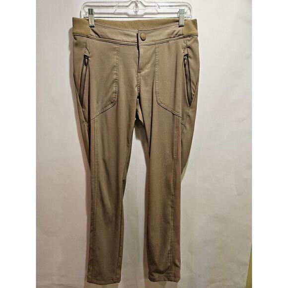 Columbia Capri Pants Zippered Pockets Bryce Canyon UPF 50 Brown Women's Small - Picture 3 of 8